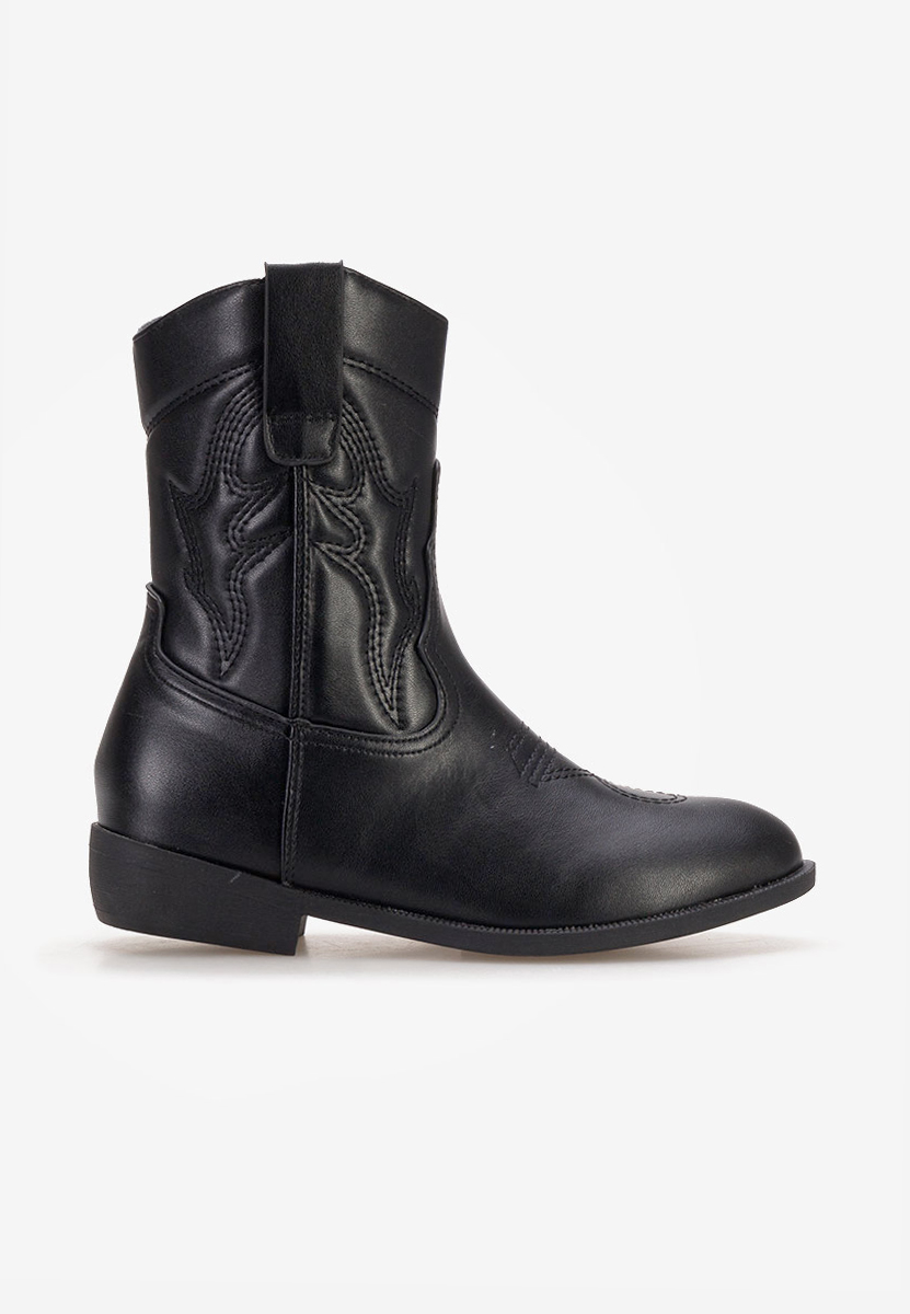 Škornji za punce Zoey črna