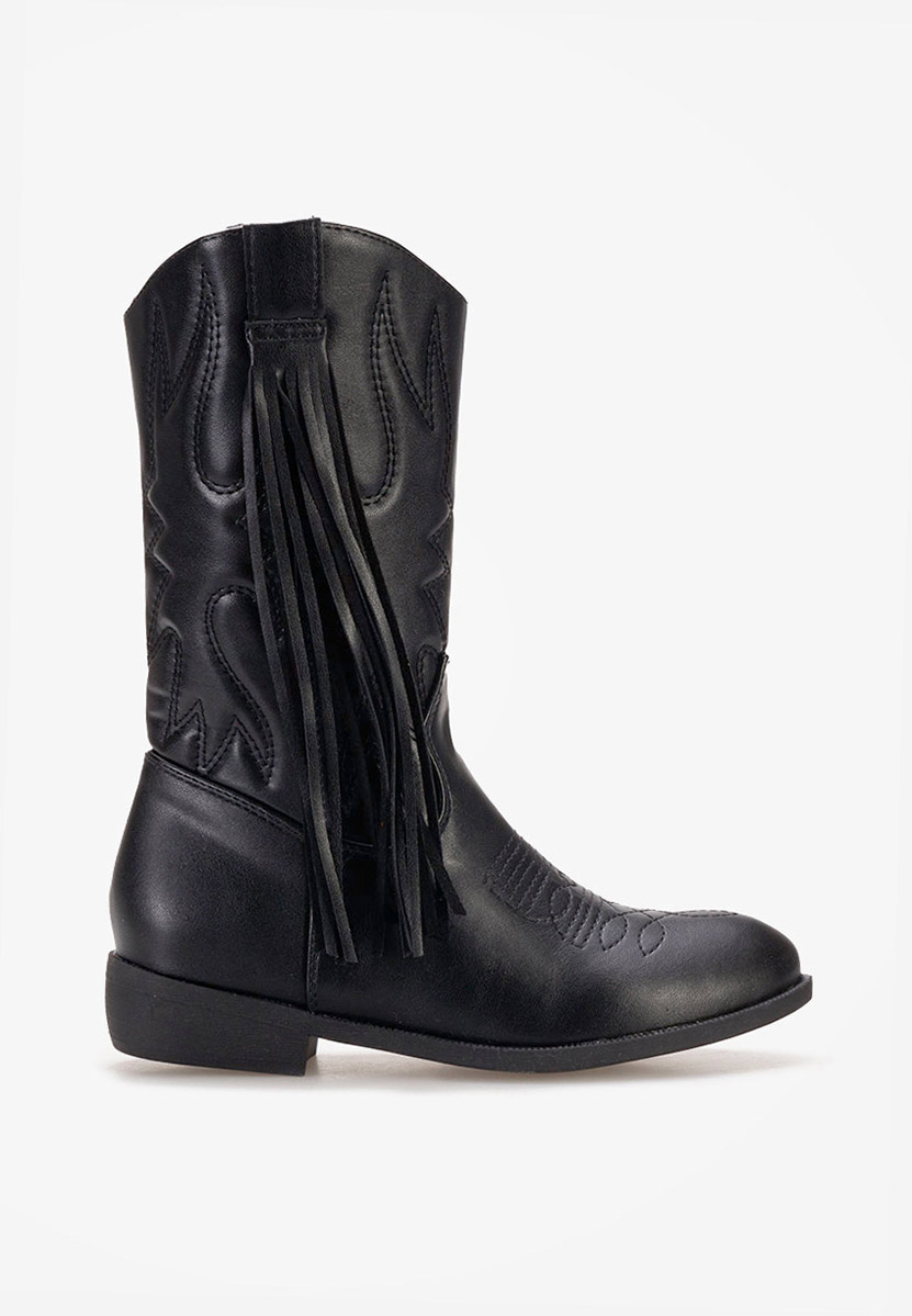 Škornji za punce Samara P črna