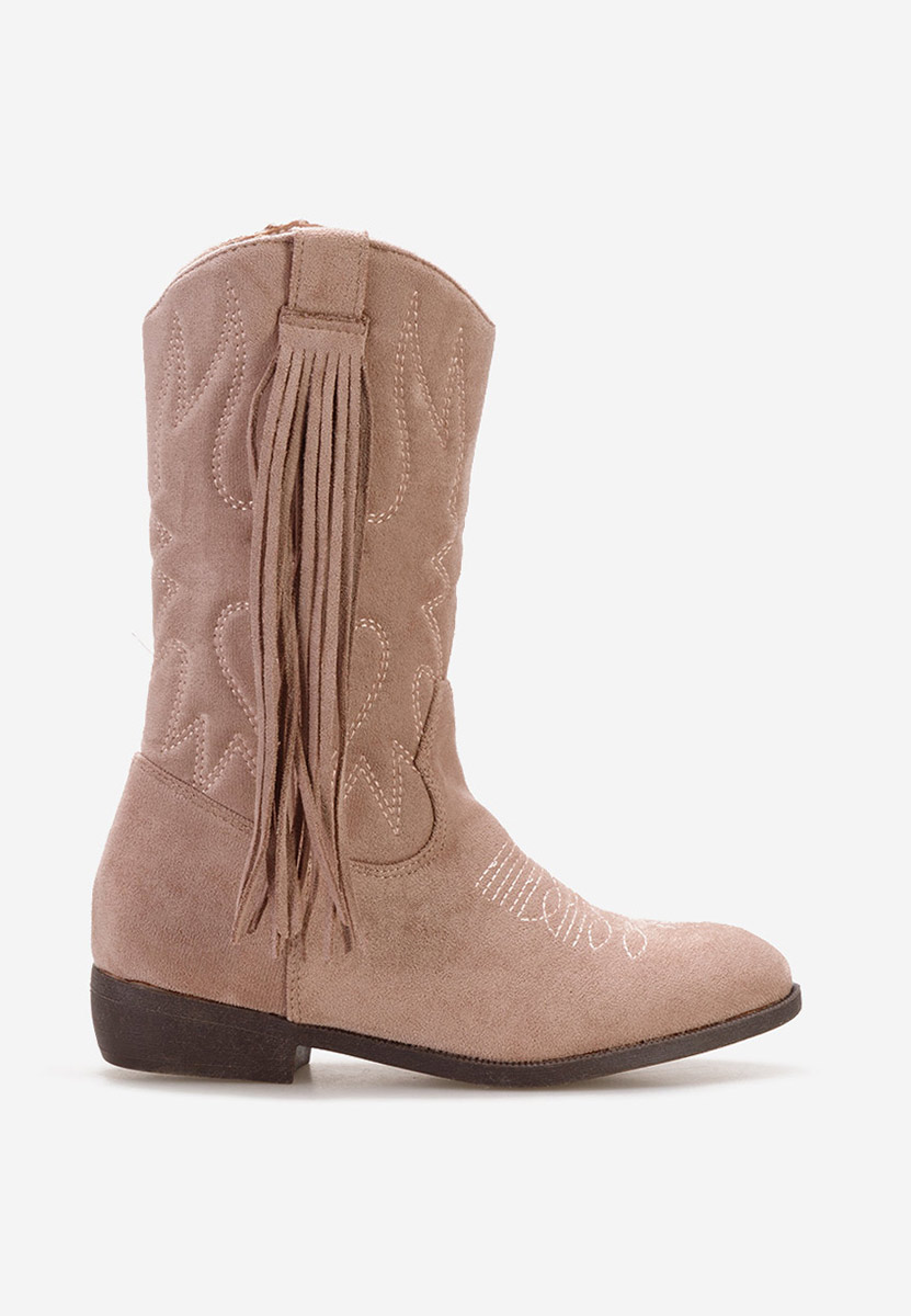 Škornji za punce Samara P Bež