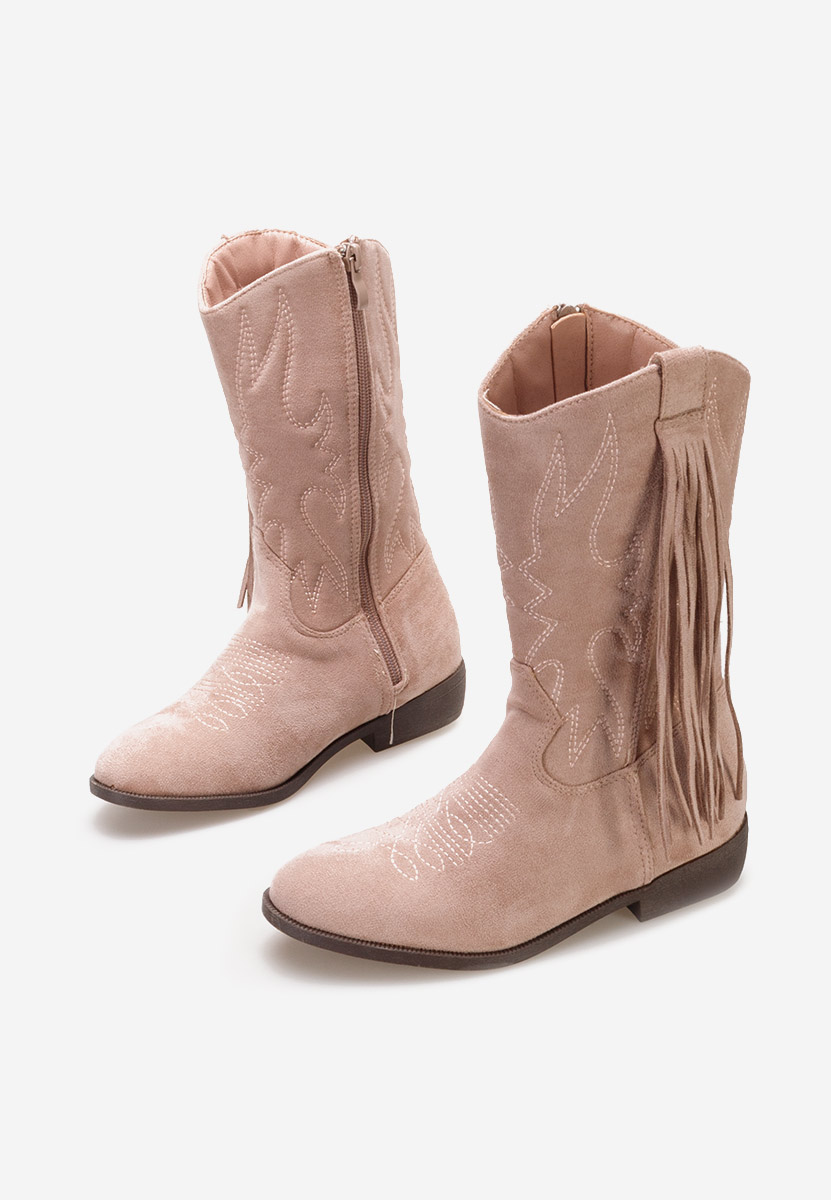 Škornji za punce Samara P Bež