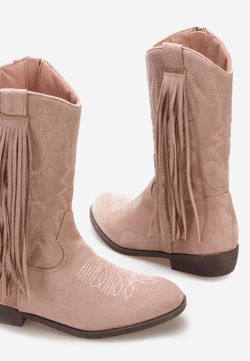 Škornji za punce Samara P Bež