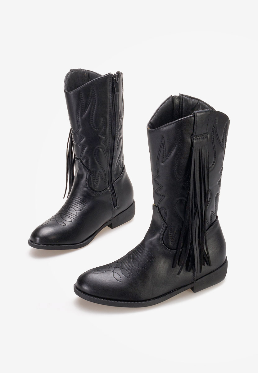 Škornji za punce Samara P črna