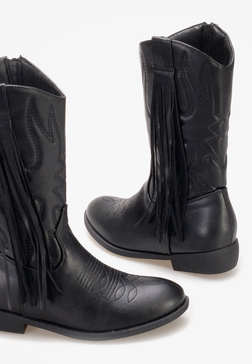 Škornji za punce Samara P črna