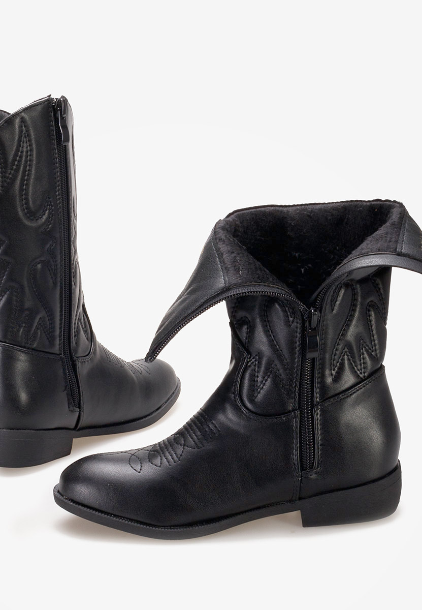 Škornji za punce Samara P črna