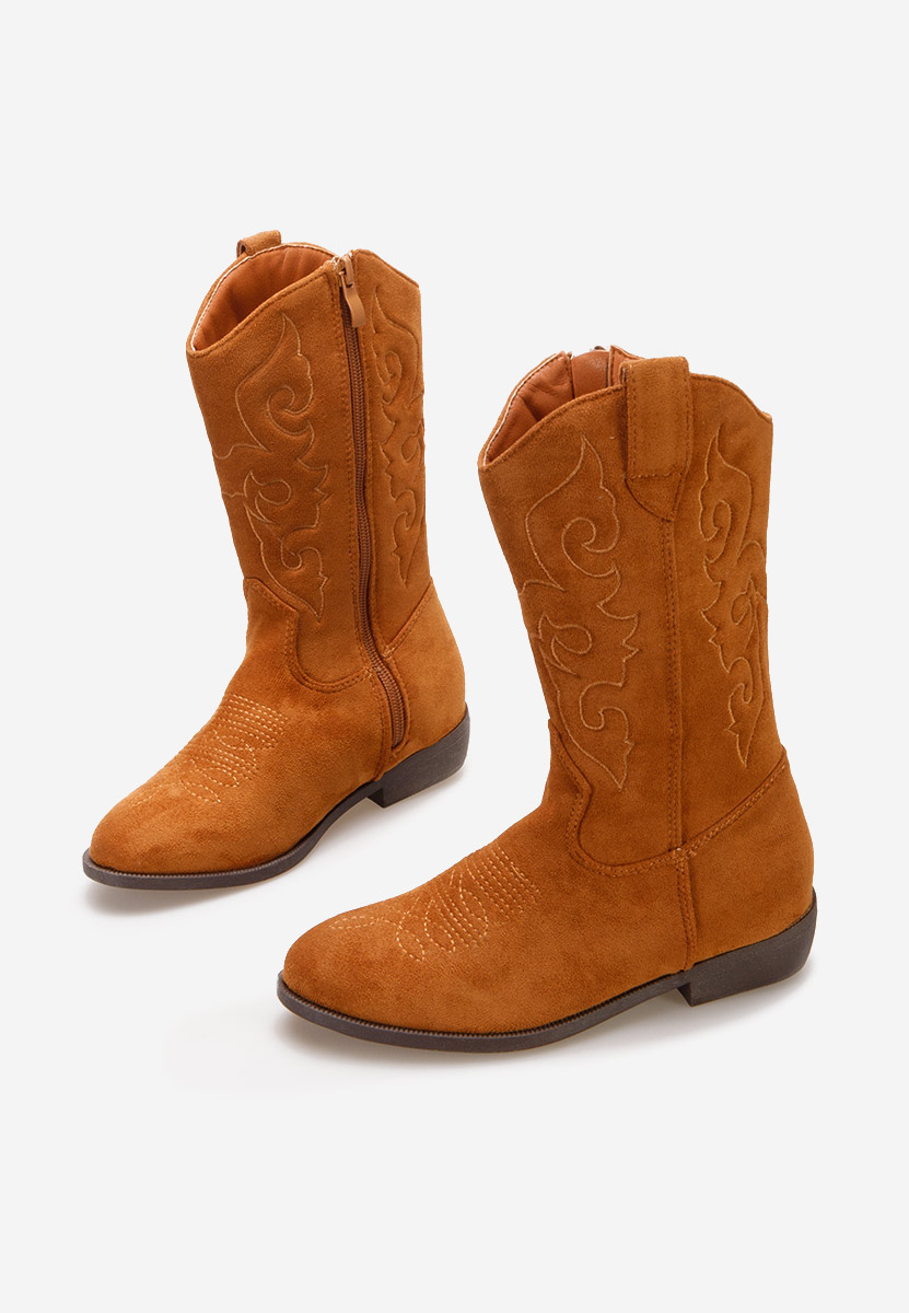 Škornji za punce Zaruna Rjava