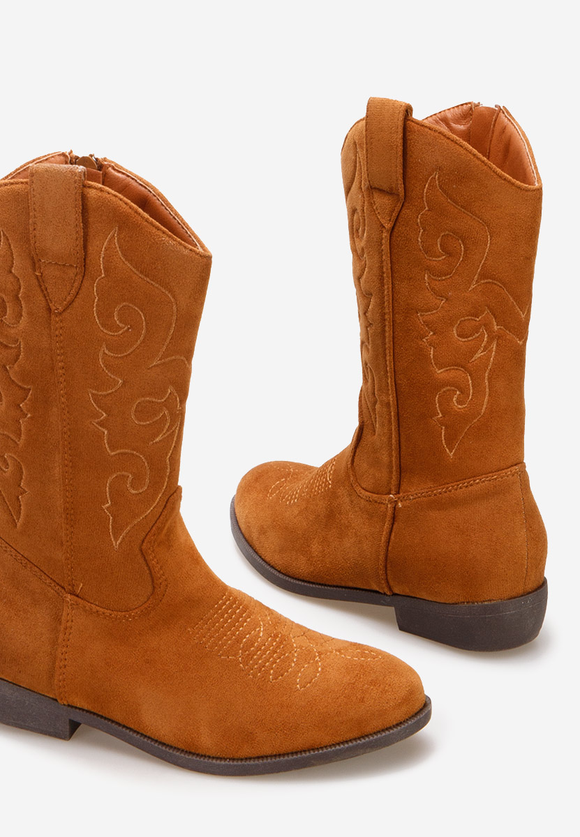 Škornji za punce Zaruna Rjava