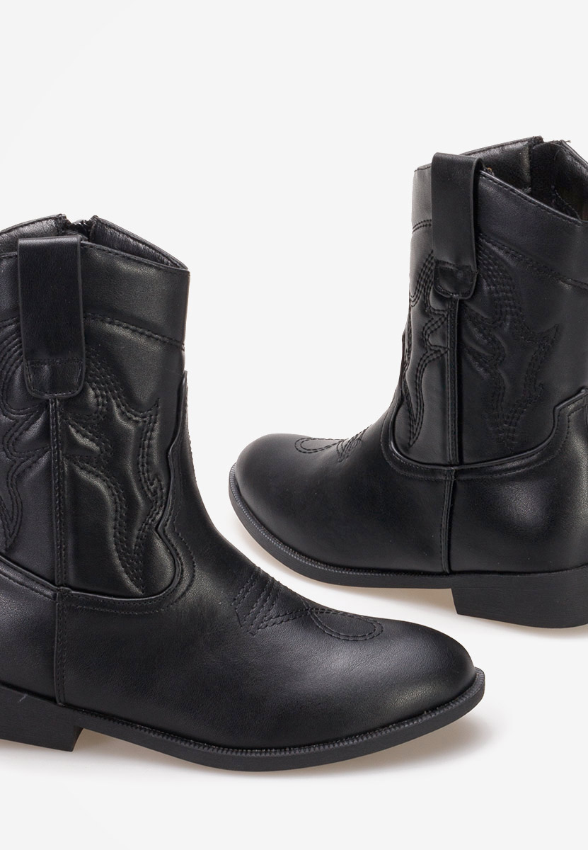 Škornji za punce Zoey črna