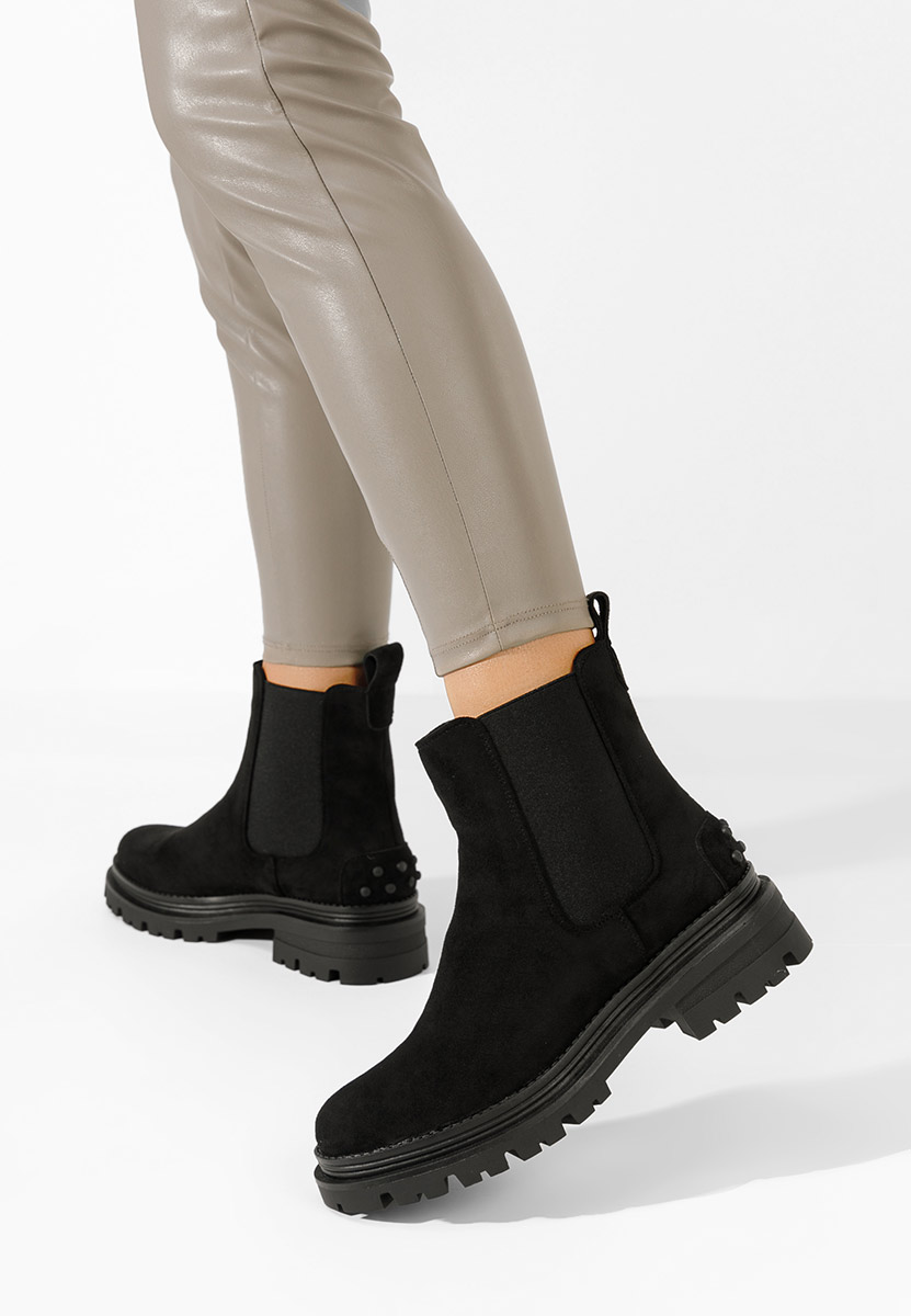 Ženski gležnjari Sallia črna