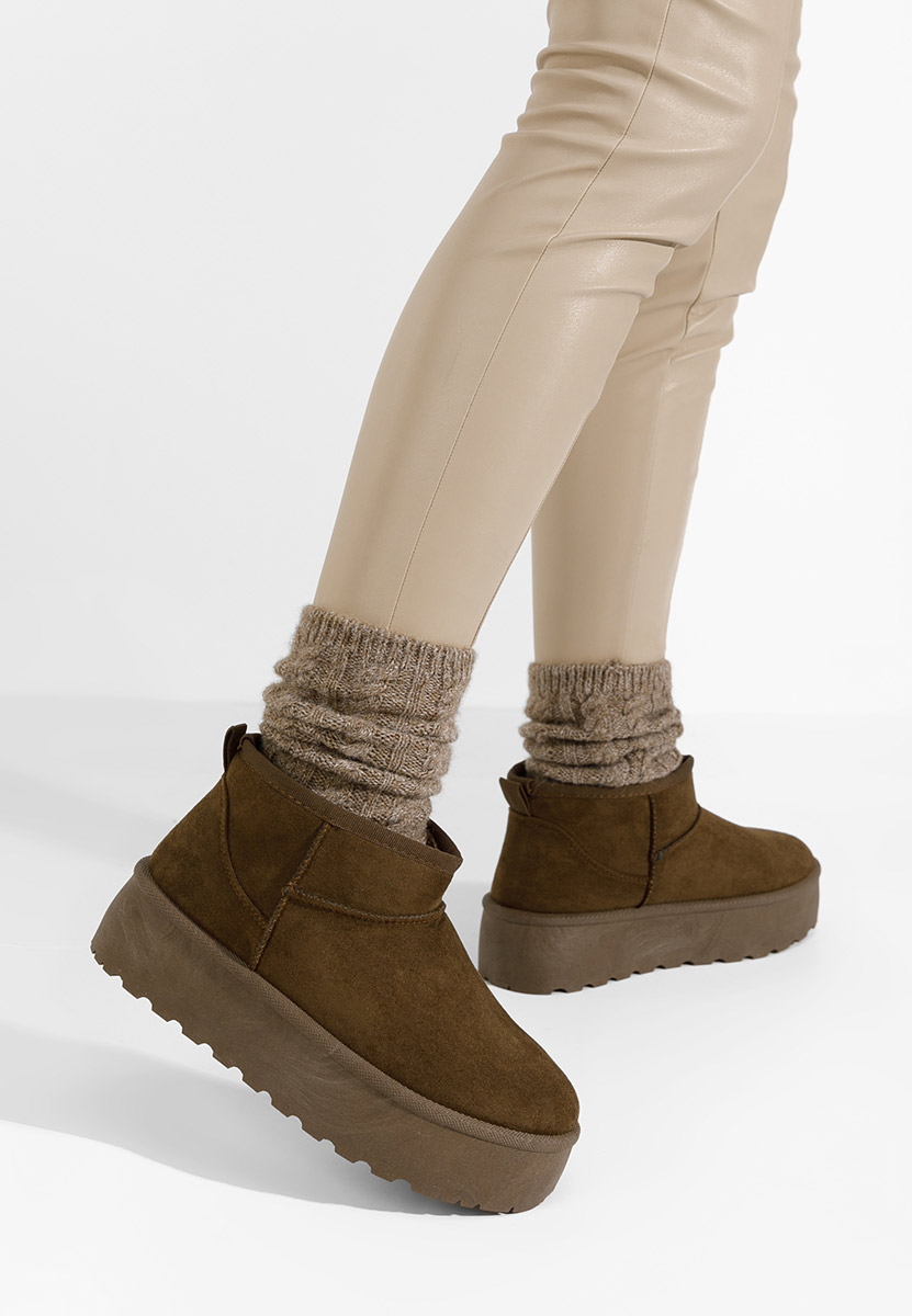 Ženski škorenj Savieda Rjava