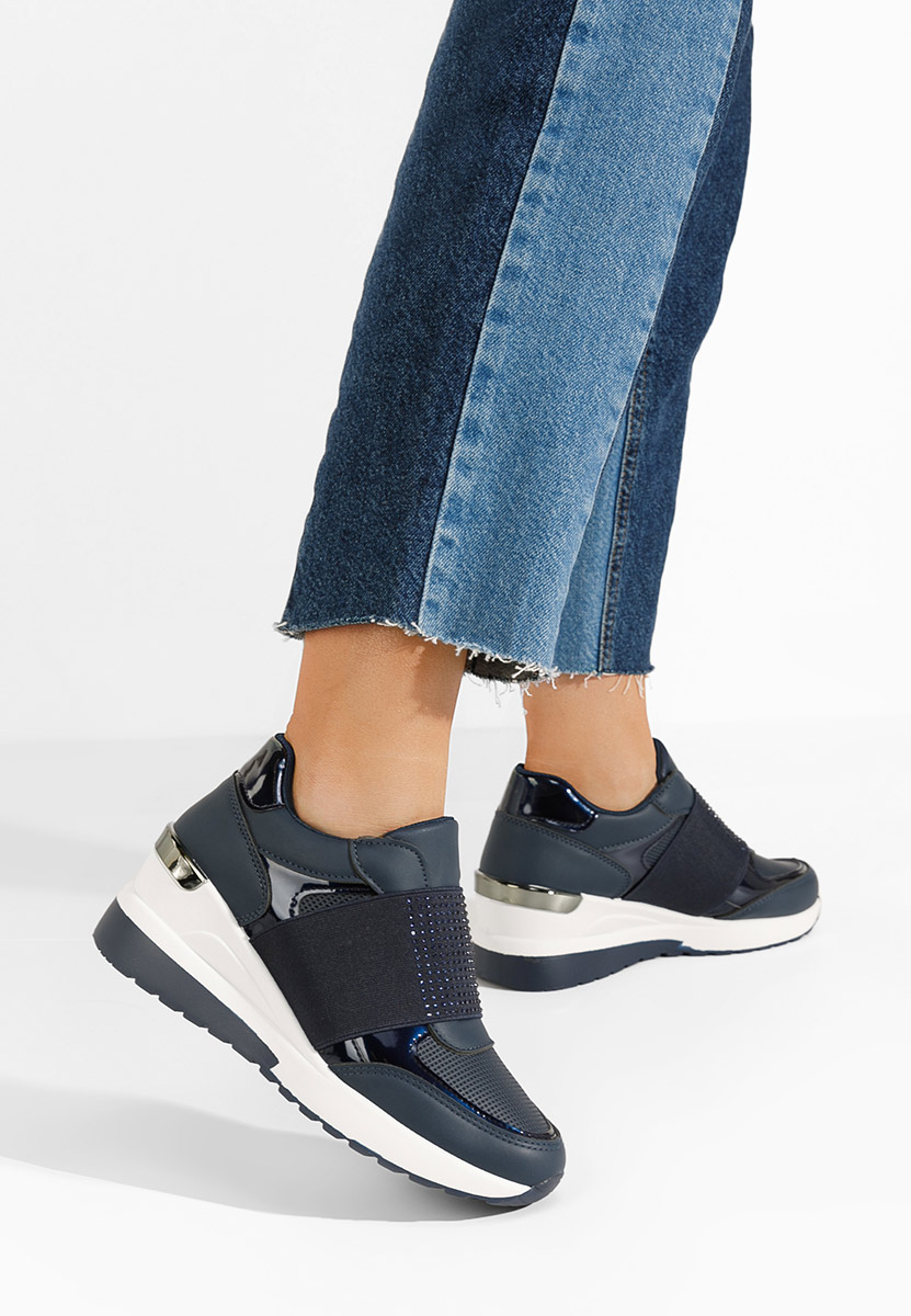 Superge s platformo Valesca navy