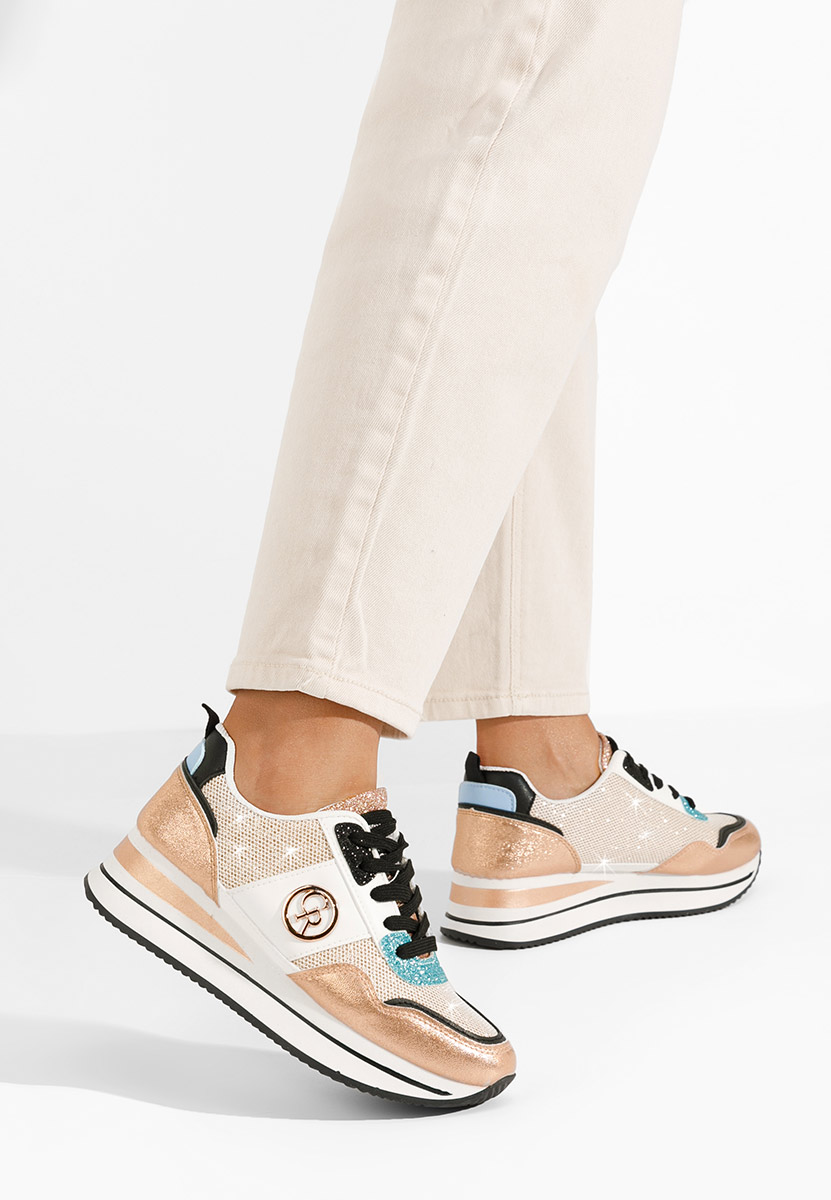 Superge s platformo Zarida champagne