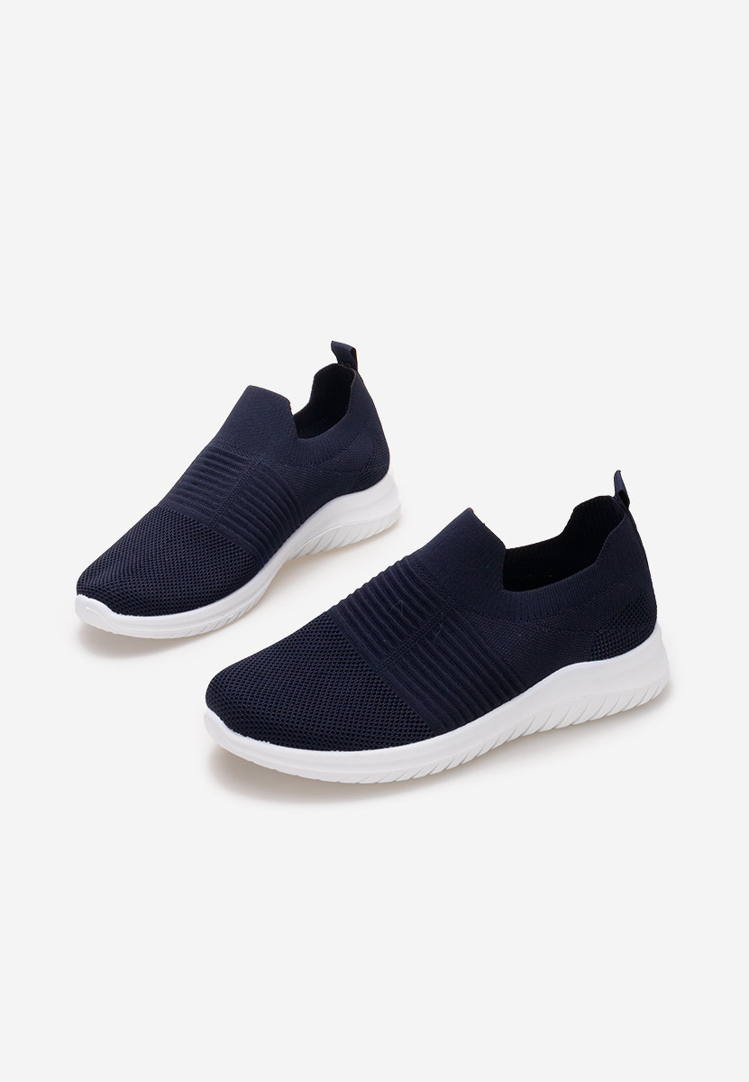 Laneni čevlji Emelia Navy