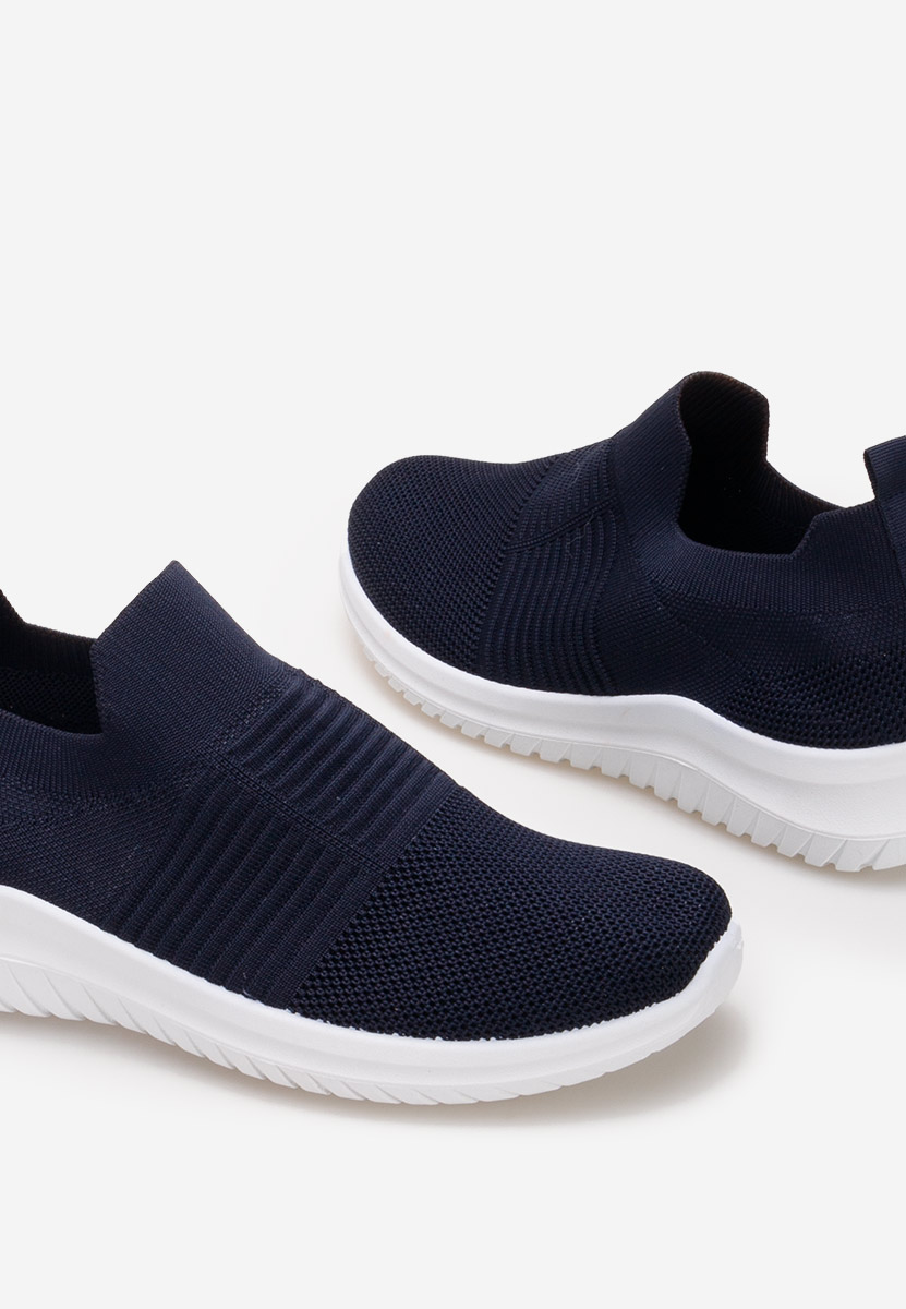 Laneni čevlji Emelia Navy
