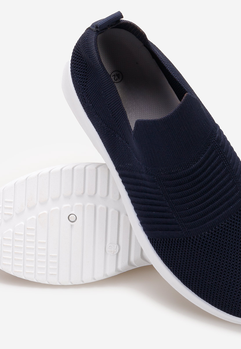 Laneni čevlji Emelia Navy