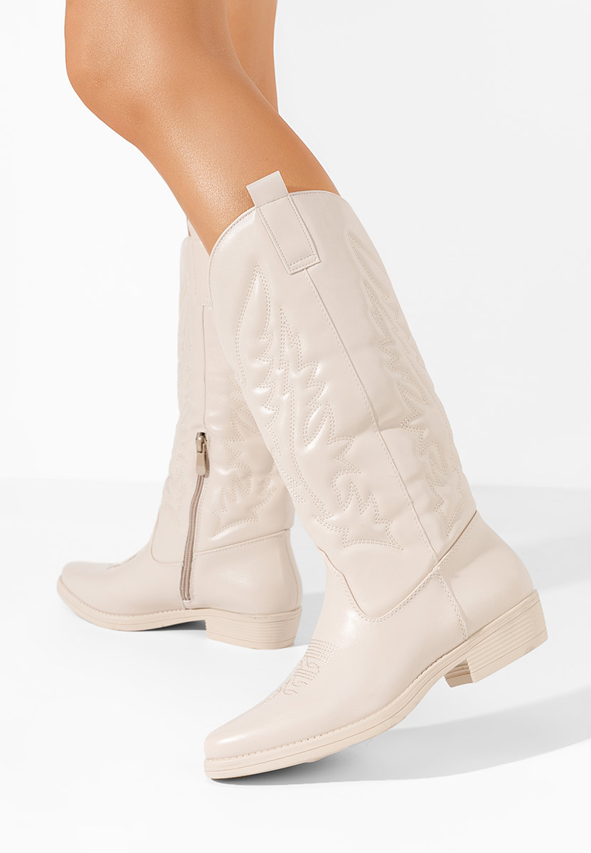 Kavbojski škornji Venezuela Bež