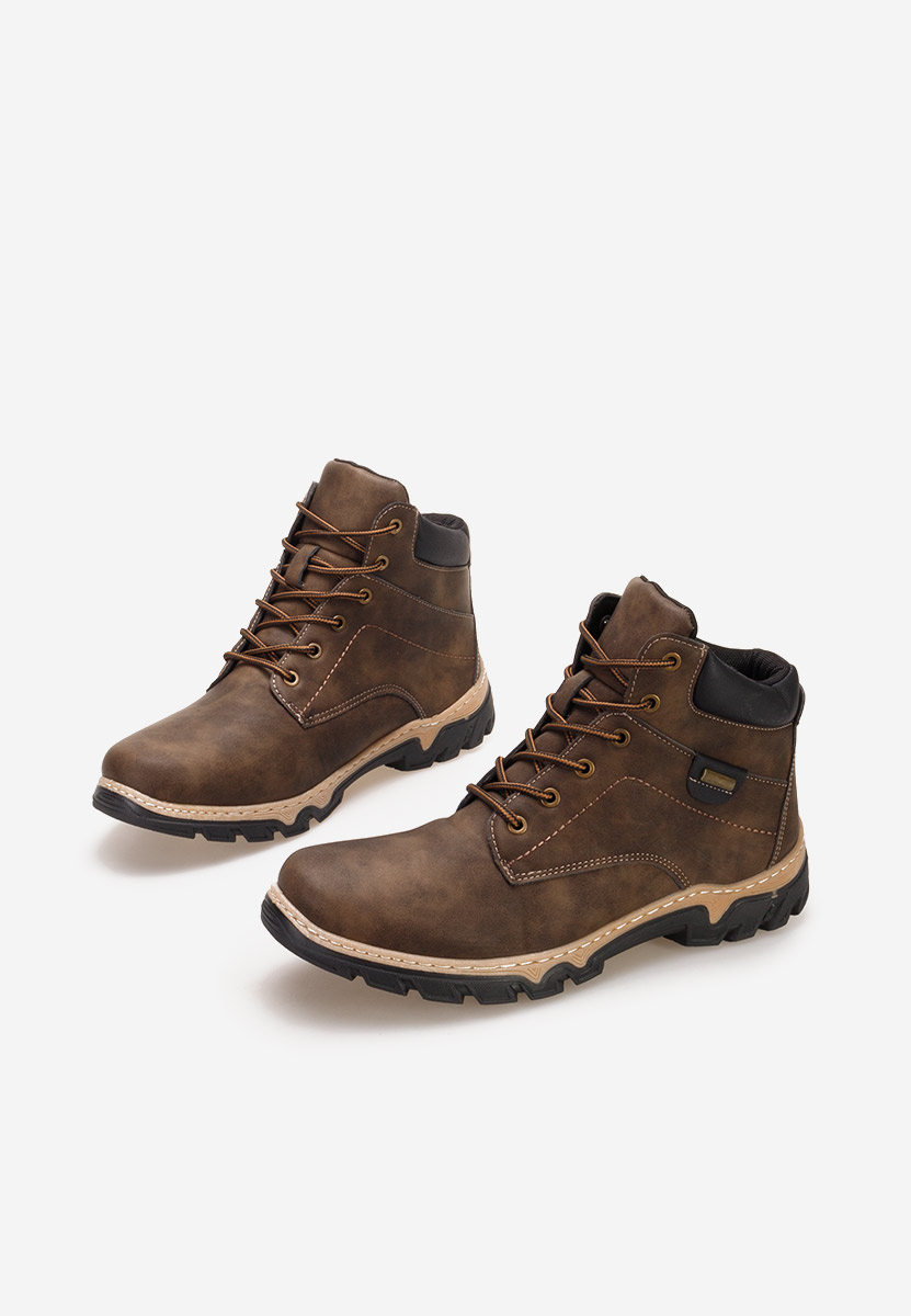 Moški gležnjari Regan Rjava