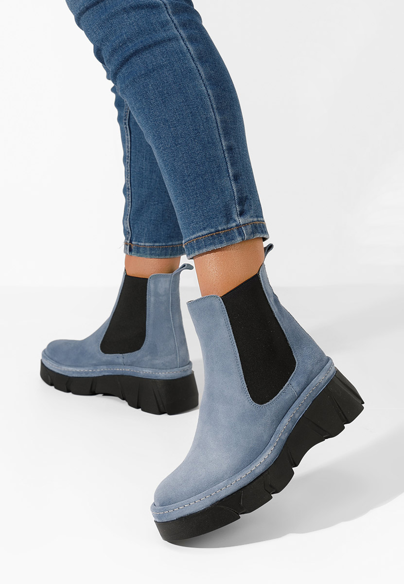 Ženski Chelsea gležnjarji Avelyn Modra