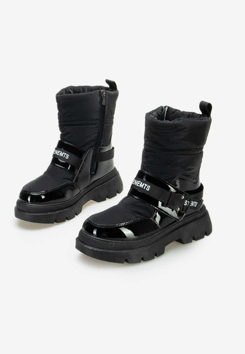 Ženski škornji za sneg Manya črna