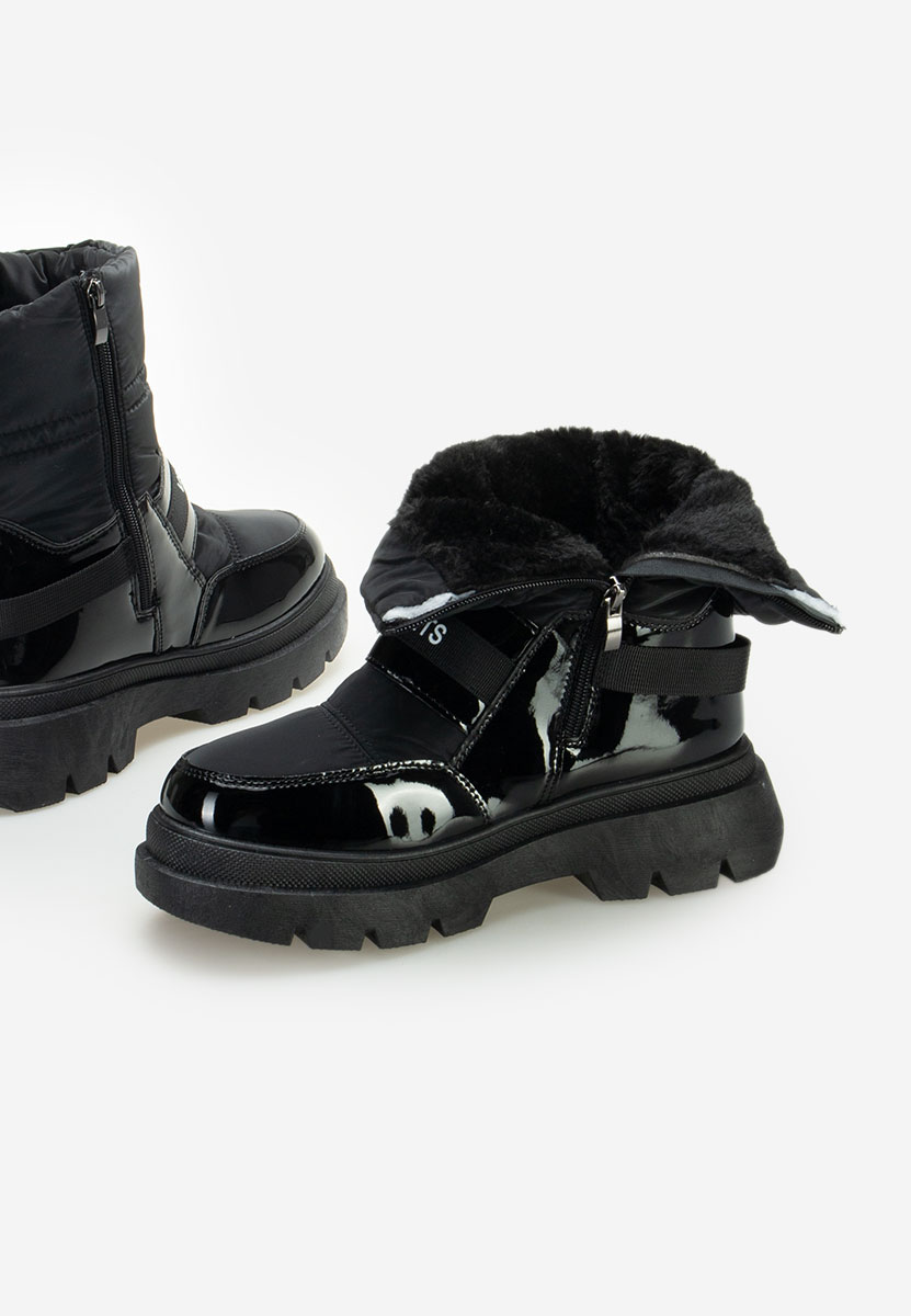 Ženski škornji za sneg Manya črna