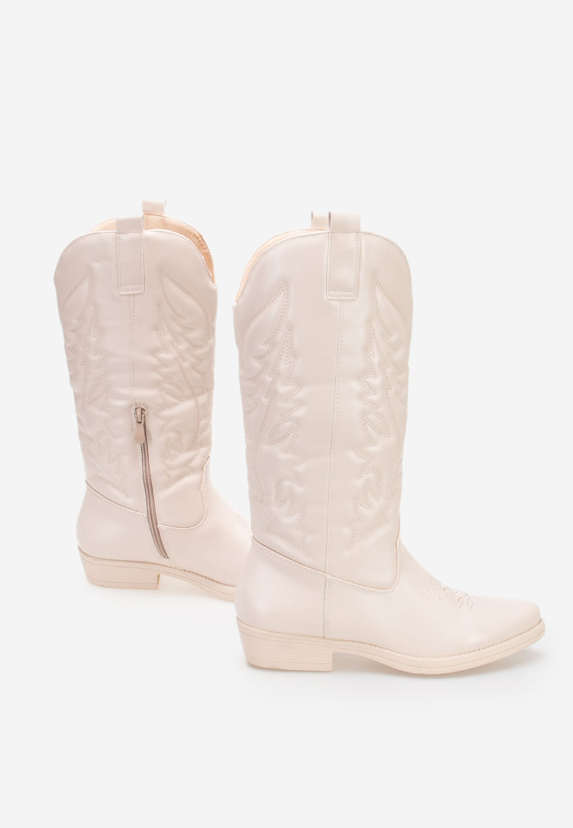 Kavbojski škornji Venezuela Bež