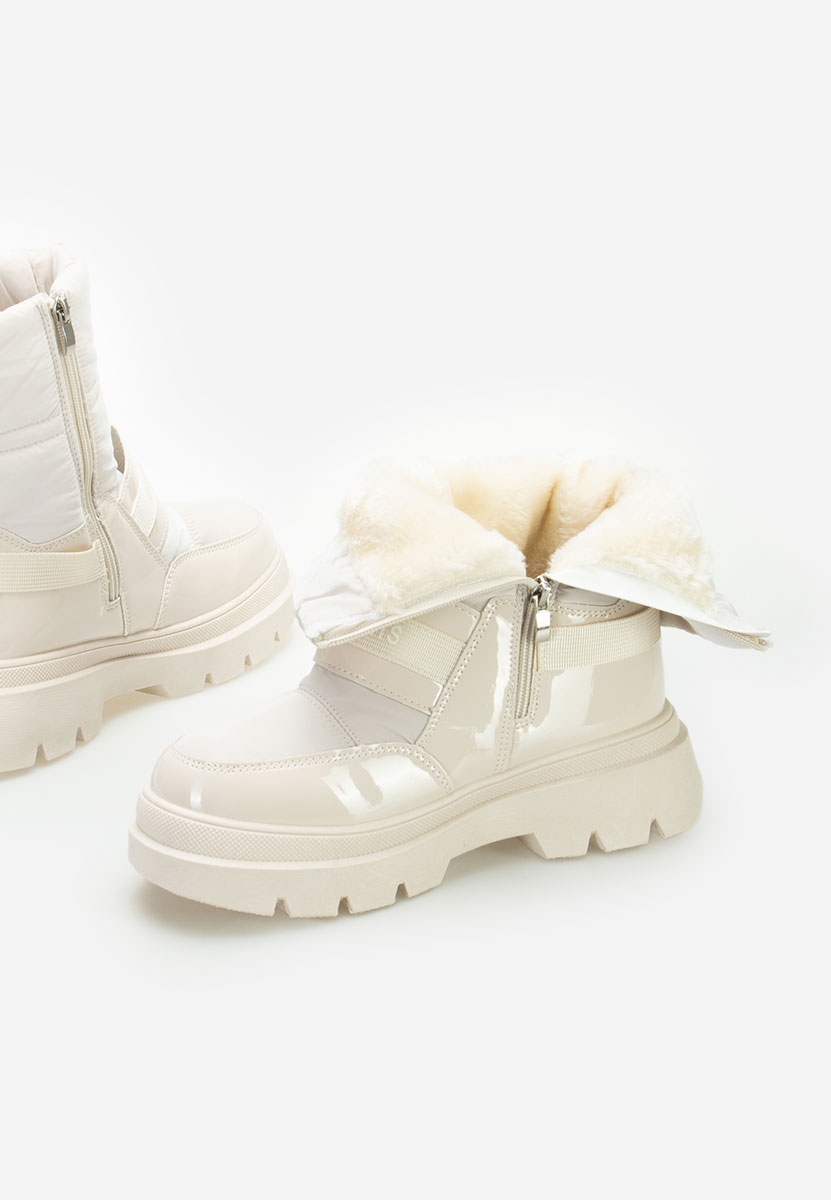 Ženski škornji za sneg Manya Bež