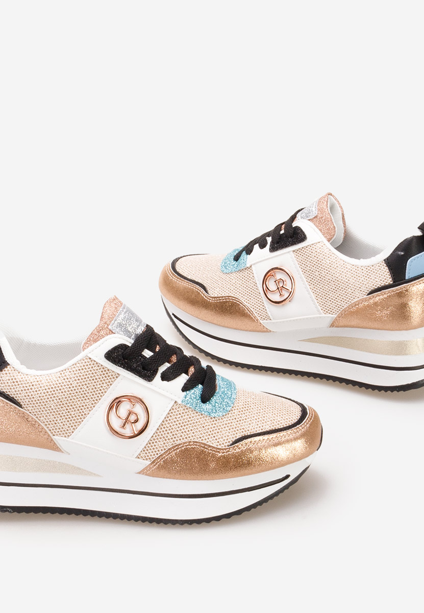 Superge s platformo Zarida V2 champagne