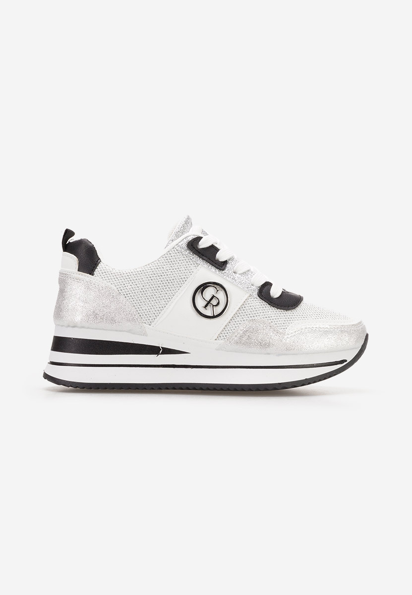 Superge s platformo Zarida srebrne