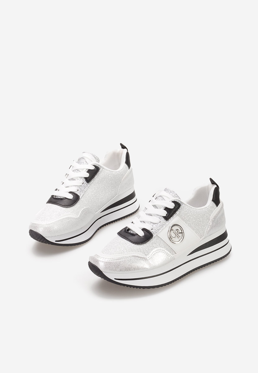 Superge s platformo Zarida srebrne