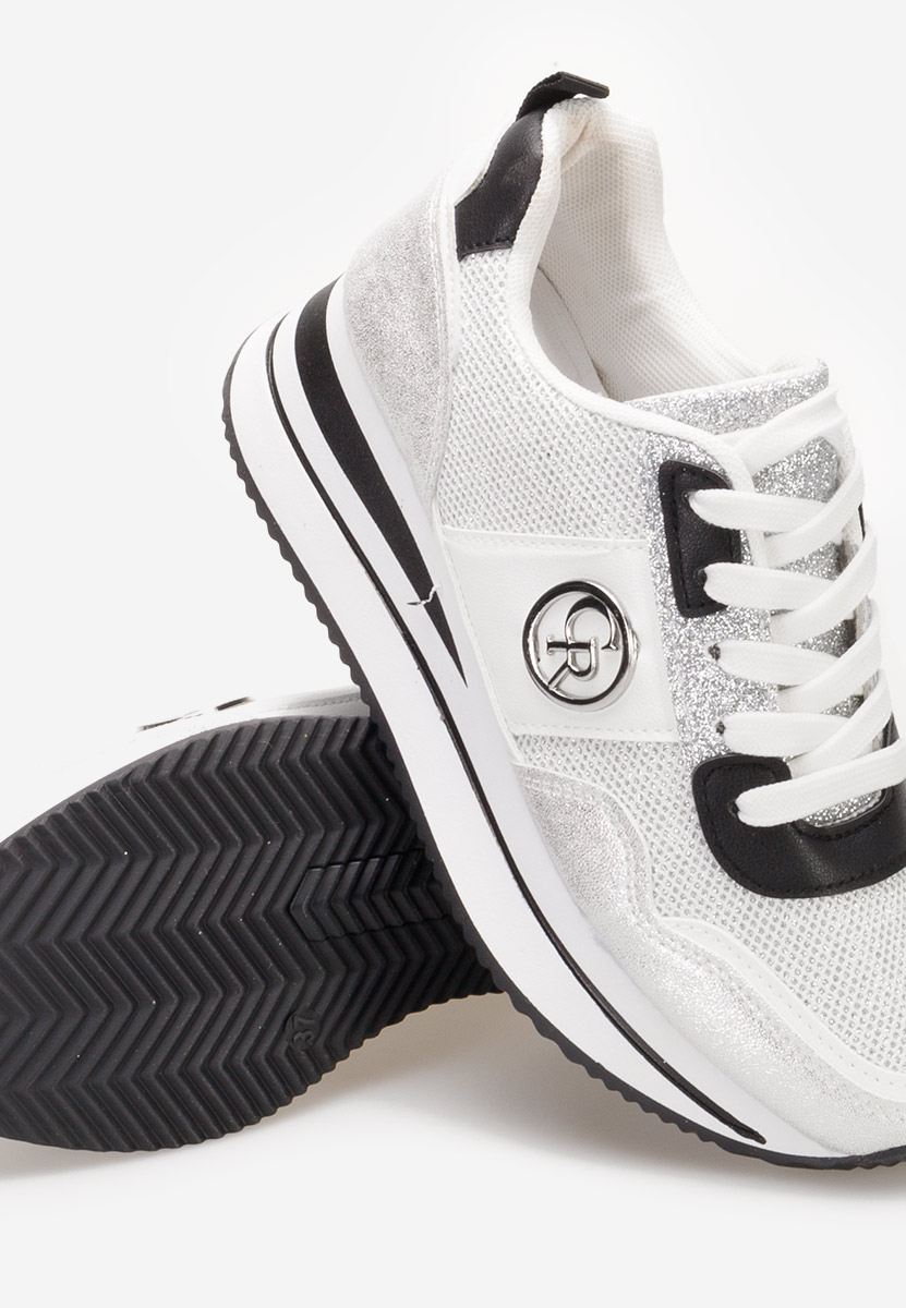 Superge s platformo Zarida srebrne