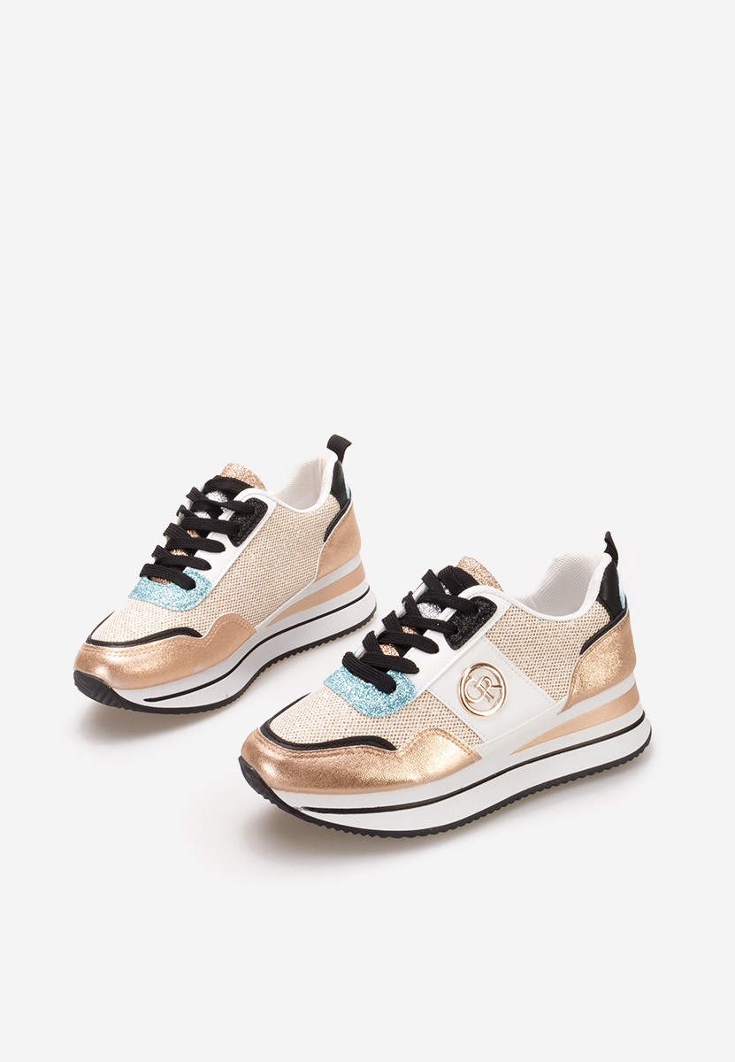 Superge s platformo Zarida champagne