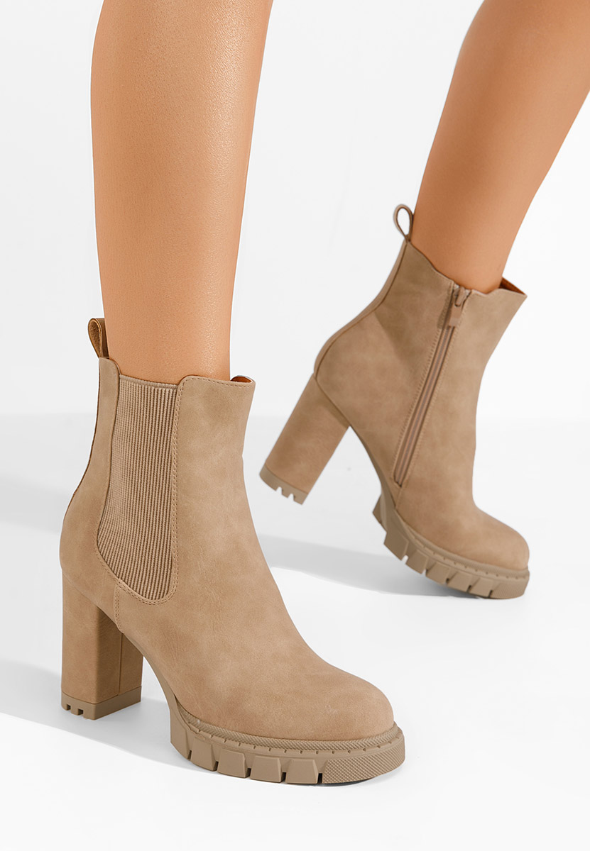 Gležnjarji s peto Veloria Kaki