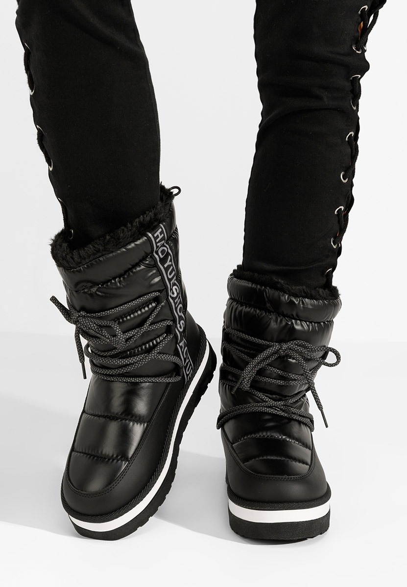 Ženski škornji za sneg Loraeva črna