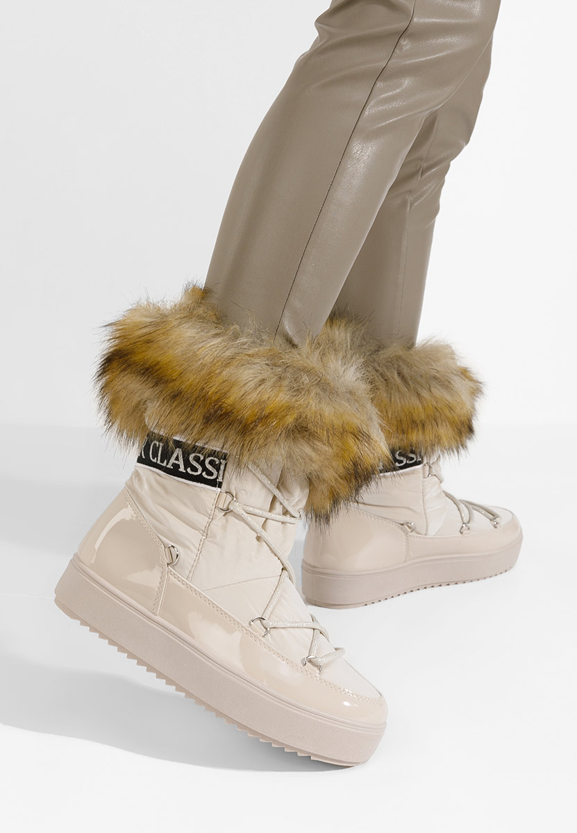 Ženski škornji za sneg Erenya Bež