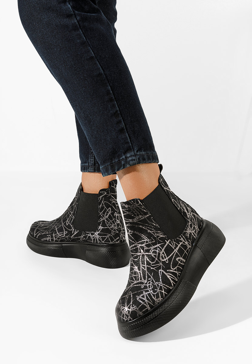 Ženski Chelsea gležnjarji Kisalia V4 črna