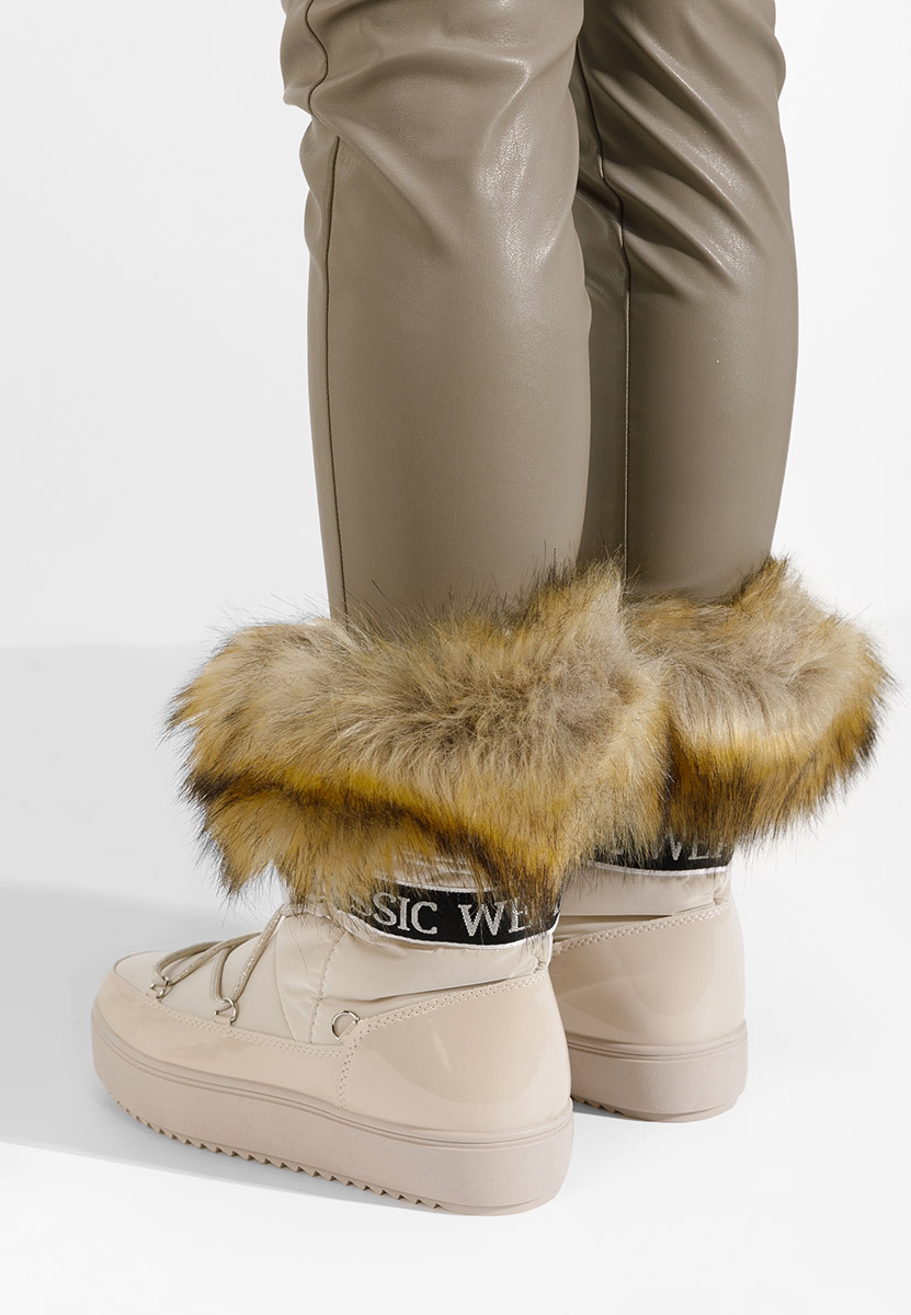 Ženski škornji za sneg Erenya Bež