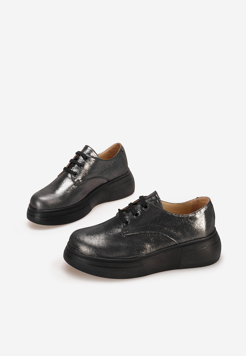 Ženski nizki čevelj Amelise Srebrne