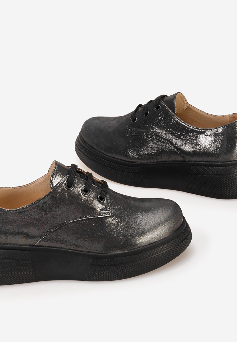 Ženski nizki čevelj Amelise Srebrne