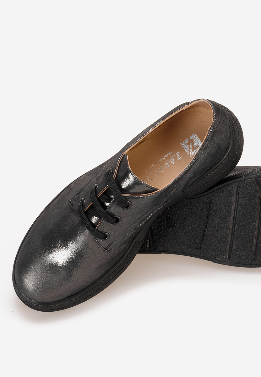 Ženski nizki čevelj Amelise Srebrne