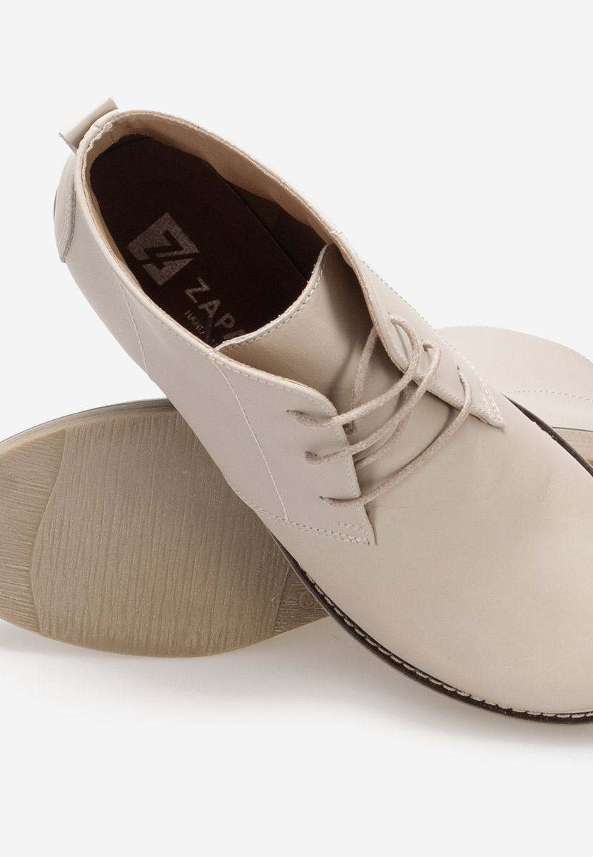 Ženski usnjeni gležnjari Kalisa Bež Ženski usnjeni gležnjari Kalisa Bež