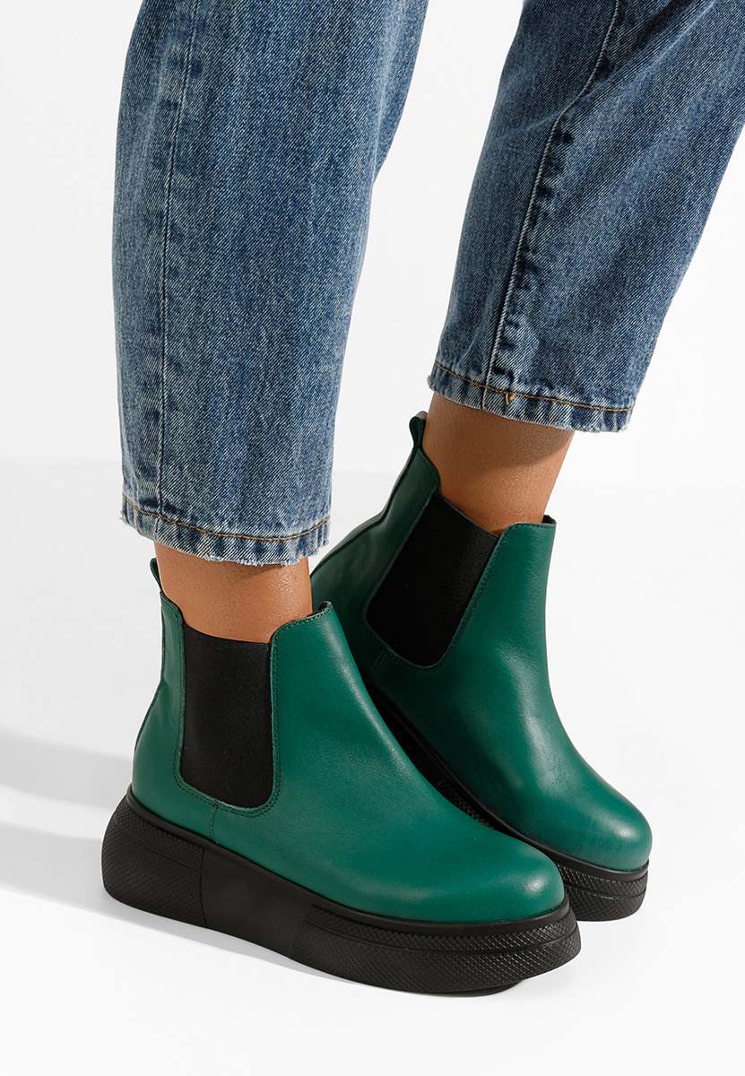 Ženski Chelsea gležnjarji Kisalia Zelena