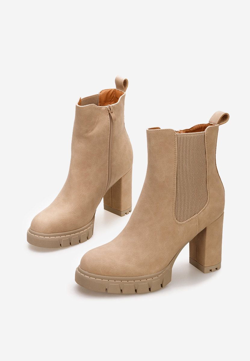 Gležnjarji s peto Veloria Kaki