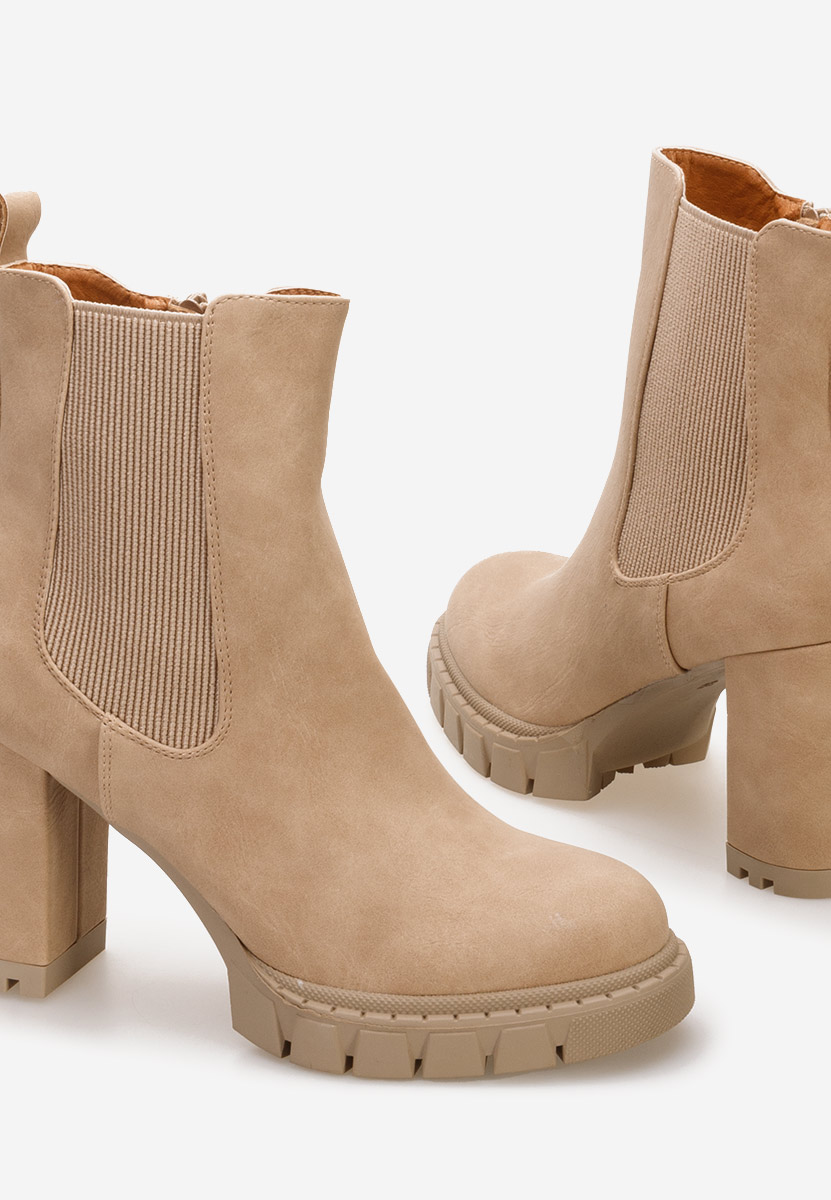 Gležnjarji s peto Veloria Kaki