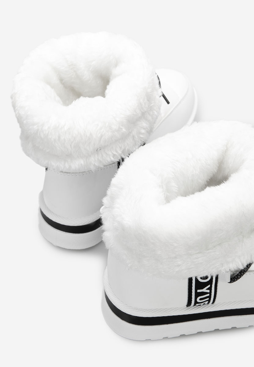 Zimske ženske škornje Loraeva bela