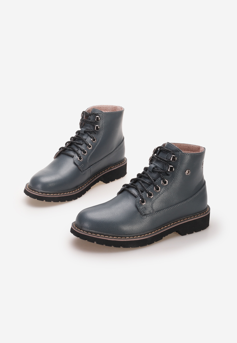 Gležnjarji z vezalkami Arvina Siva