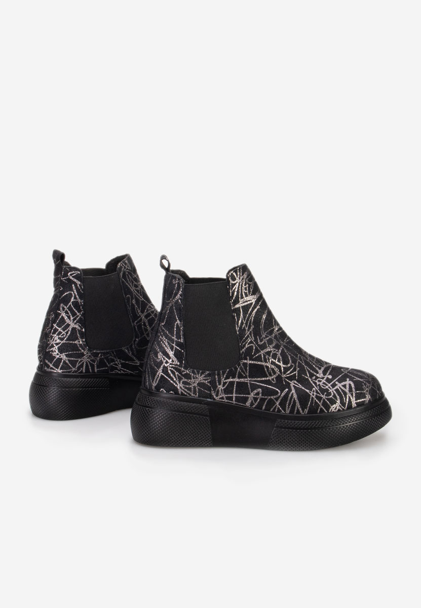 Ženski Chelsea gležnjarji Kisalia V4 črna