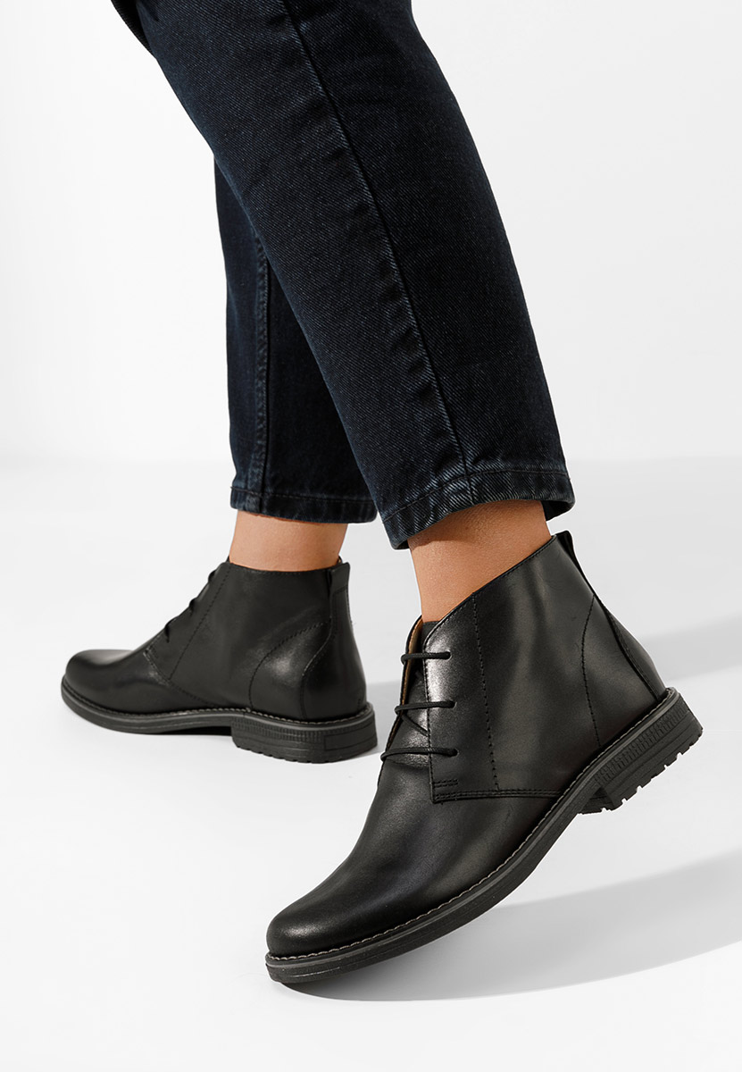 Ženski usnjeni gležnjari Kalisa V5 črna Ženski usnjeni gležnjari Kalisa V5 črna