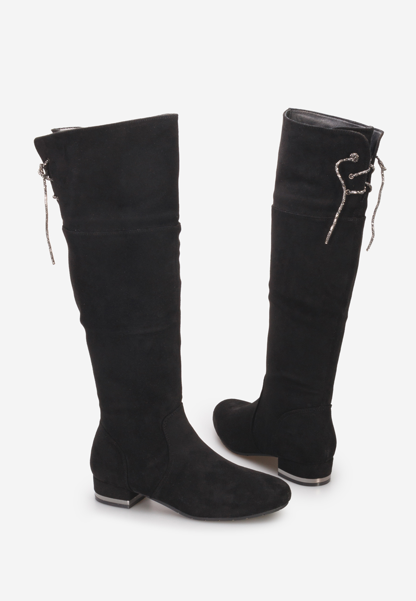 Visoki škornji Kylie črna