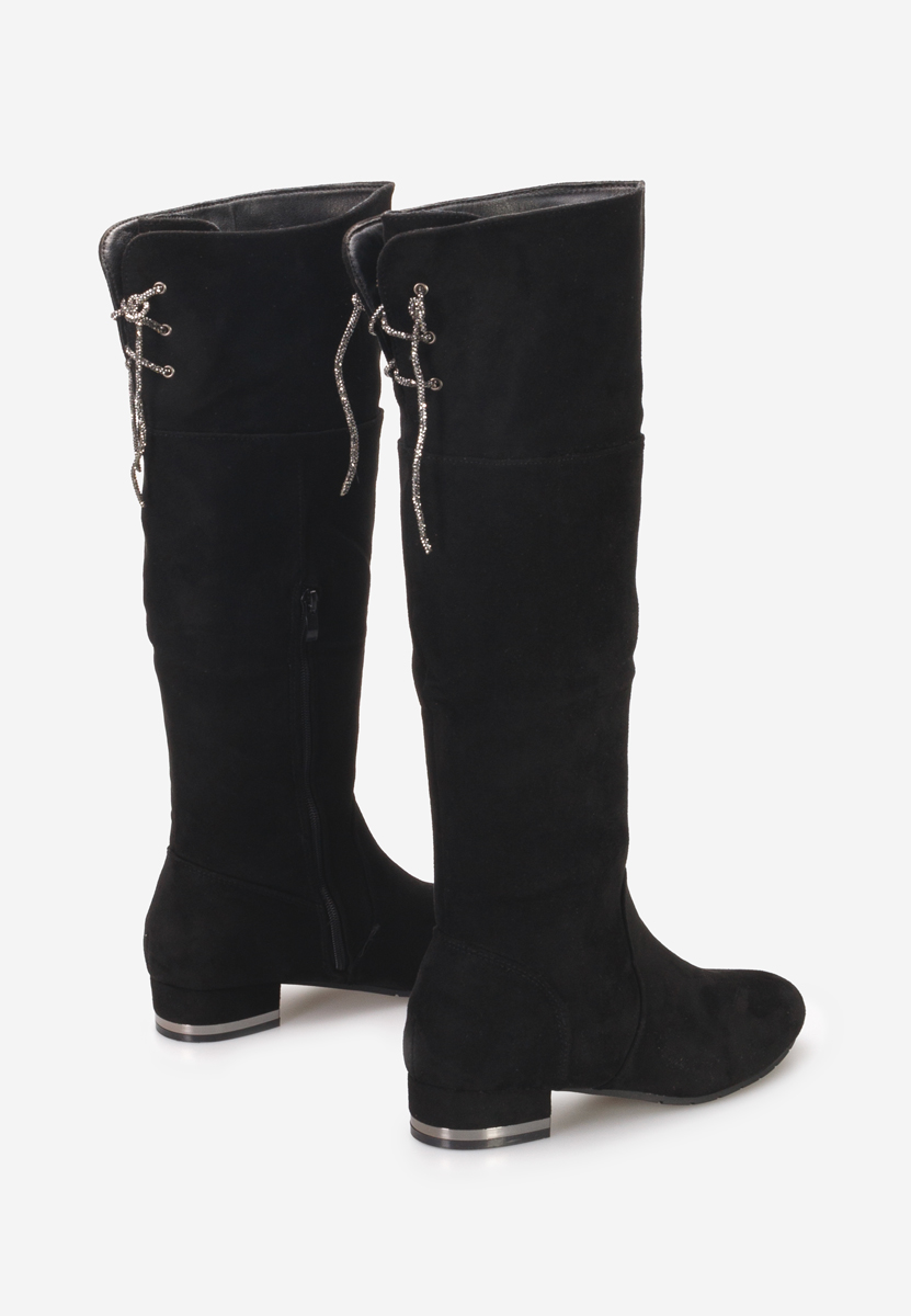 Visoki škornji Kylie črna