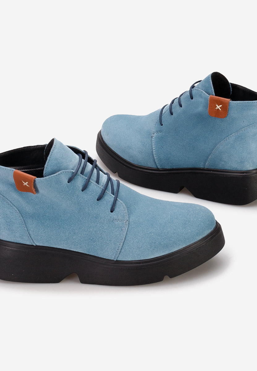 Ženski usnjeni gležnjari Arania Modra Ženski usnjeni gležnjari Arania Modra