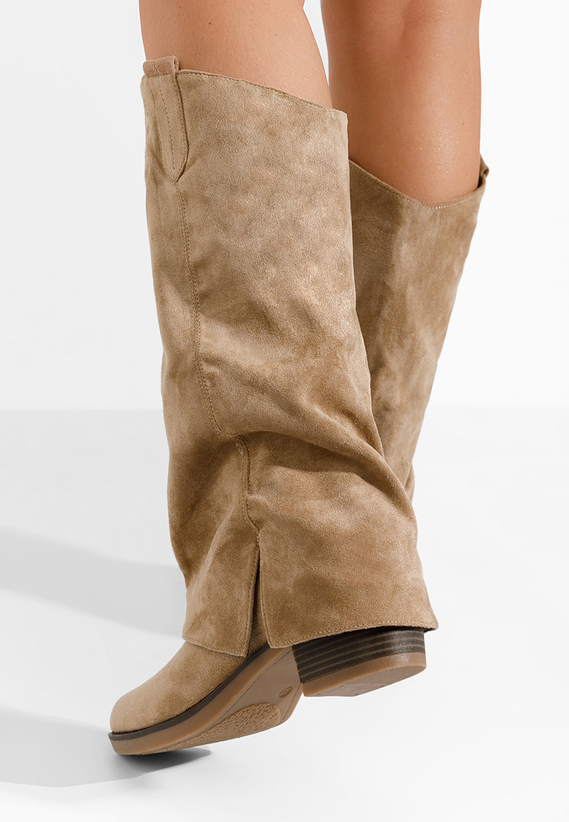 Ženski škornji Chandana Kaki